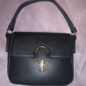 Mini hand bag black